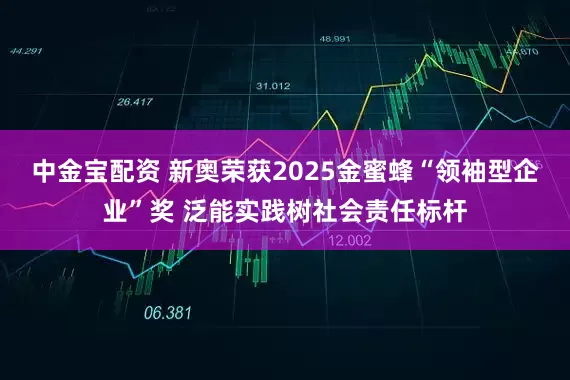 中金宝配资 新奥荣获2025金蜜蜂“领袖型企业”奖 泛能实践树社会责任标杆