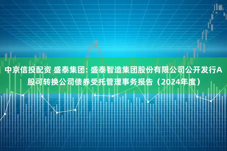中京信投配资 盛泰集团: 盛泰智造集团股份有限公司公开发行A股可转换公司债券受托管理事务报告（2024年度）